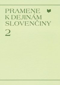 Pramene k dejinám slovenčiny 2