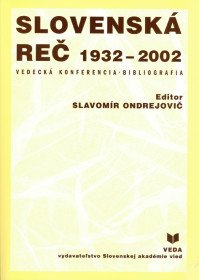 Slovenská reč (1932 - 2002)