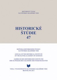Historické štúdie 47