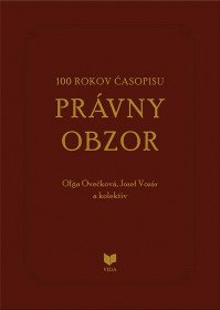 100 rokov časopisu PRÁVNY OBZOR