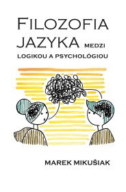 Filizofia jazyka medzi logikou a psychológiou